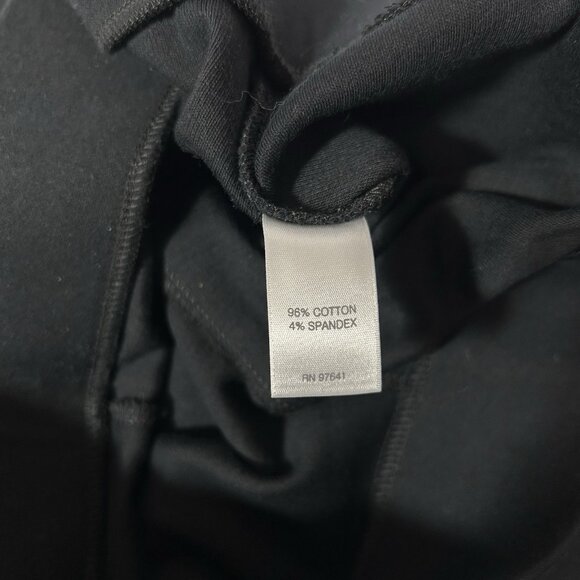 EUC J.Jill Pure Jill Women Pants Black Full Leg Cropped Pull On Pima Cotton Sz M - Picture 5 of 11